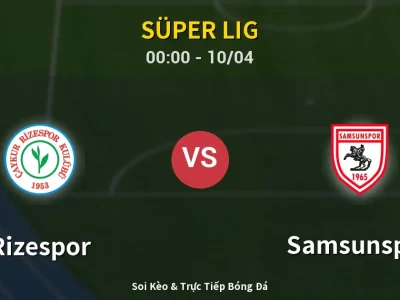 Kết Quả: Rizespor 4-1 Samsunspor – Highlight & Bàn Thắng | Süper Lig