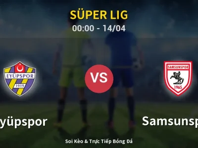 Kết Quả: Eyüpspor 1-2 Samsunspor – Highlight & Bàn Thắng | Süper Lig