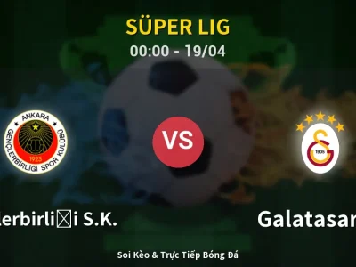 Kết Quả: Gençlerbirliği S.K. 1-2 Galatasaray – Highlight & Bàn Thắng | Süper Lig