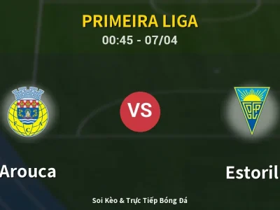 Kết Quả: Arouca 3-2 Estoril – Highlight & Bàn Thắng | Primeira Liga