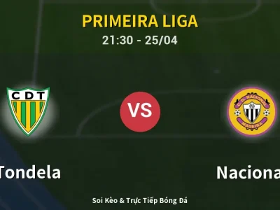 Soi Kèo Tondela vs Nacional – 21:30 25/04 | Nhận Định, Dự Đoán Tỷ Số