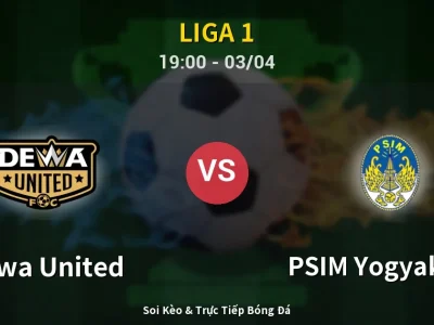 Kết Quả: Dewa United 1-0 PSIM Yogyakarta – Highlight & Bàn Thắng | Liga 1