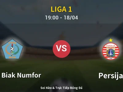 Soi Kèo PSBS Biak Numfor vs Persija – 19:00 18/04 | Nhận Định, Dự Đoán Tỷ Số