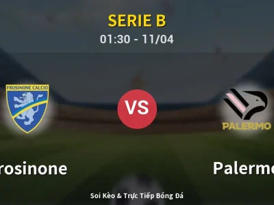 🔴 Trực Tiếp: Frosinone 0-0 Palermo – Link Xem Serie B (Full HD)