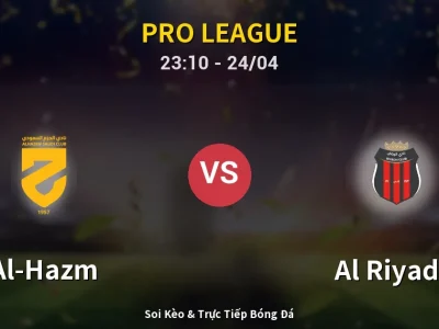 Soi Kèo Al-Hazm vs Al Riyadh – 23:10 24/04 | Nhận Định, Dự Đoán Tỷ Số