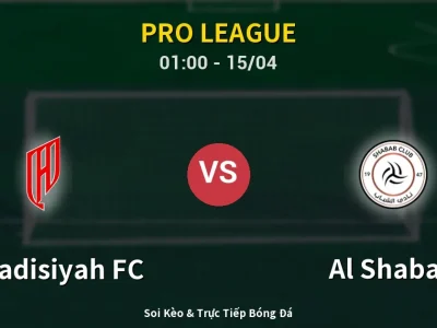 Kết Quả: Al-Qadisiyah FC 2-2 Al Shabab – Highlight & Bàn Thắng | Pro League