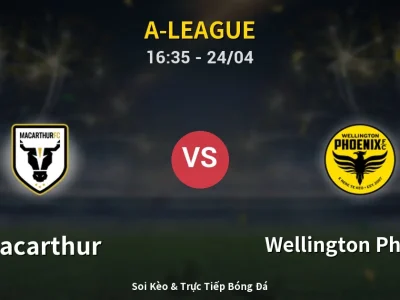 Kết Quả: Macarthur 4-0 Wellington Phoenix – Highlight & Bàn Thắng | A-League