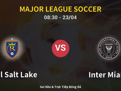 Kết Quả: Real Salt Lake 0-2 Inter Miami – Highlight & Bàn Thắng | Major League Soccer