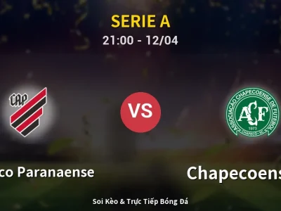Soi Kèo Atletico Paranaense vs Chapecoense-sc – 21:00 12/04 | Nhận Định, Dự Đoán Tỷ Số