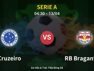Kết Quả: Cruzeiro 2-1 RB Bragantino – Highlight & Bàn Thắng | Serie A