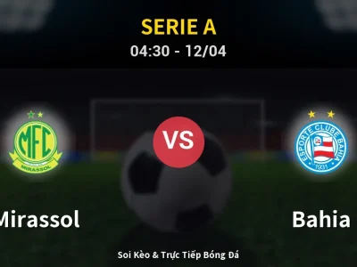 Kết Quả: Mirassol 1-2 Bahia – Highlight & Bàn Thắng | Serie A