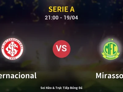 Soi Kèo Internacional vs Mirassol – 21:00 19/04 | Nhận Định, Dự Đoán Tỷ Số