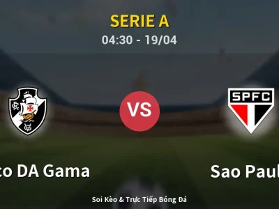 Kết Quả: Vasco DA Gama 2-1 Sao Paulo – Highlight & Bàn Thắng | Serie A