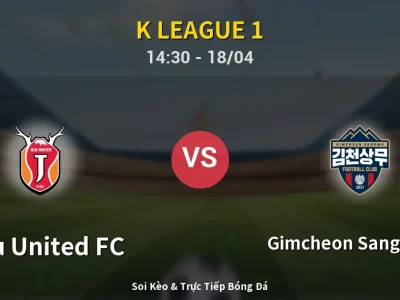 Kết Quả: Jeju United FC 1-1 Gimcheon Sangmu FC – Highlight & Bàn Thắng | K League 1