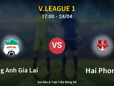 Soi Kèo Hoang Anh Gia Lai vs Hai Phong – 17:00 24/04 | Nhận Định, Dự Đoán Tỷ Số