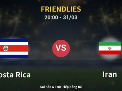 🔴 Trực Tiếp: Costa Rica 0-5 Iran – Link Xem Friendlies (Full HD)