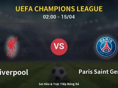 Kết Quả: Liverpool 0-2 Paris Saint Germain – Highlight & Bàn Thắng | UEFA Champions League