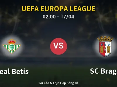 Kết Quả: Real Betis 2-4 SC Braga – Highlight & Bàn Thắng | UEFA Europa League