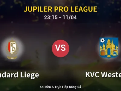 Soi Kèo Standard Liege vs KVC Westerlo – 23:15 11/04 | Nhận Định, Dự Đoán Tỷ Số