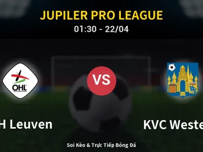 Kết Quả: OH Leuven 0-2 KVC Westerlo – Highlight & Bàn Thắng | Jupiler Pro League