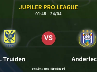 Kết Quả: St. Truiden 2-0 Anderlecht – Highlight & Bàn Thắng | Jupiler Pro League