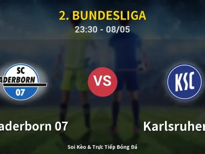 Soi Kèo SC Paderborn 07 vs Karlsruher SC – 23:30 08/05 | Nhận Định, Dự Đoán Tỷ Số