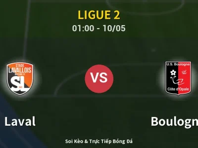 Kết Quả: Laval 2-1 Boulogne – Highlight & Bàn Thắng | Ligue 2