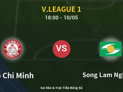 Soi Kèo Ho Chi Minh vs Song Lam Nghe An – 18:00 10/05 | Nhận Định, Dự Đoán Tỷ Số