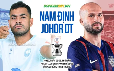 Nam Định vs JDT: Trận đấu định mệnh, Thép Xanh thử sức 'gã khổng lồ' Đông Nam Á 1