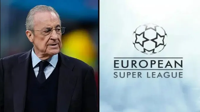 Chủ tịch Perez của Real cuối cùng cũng phải nhận thua và khép lại dự án Super League của mình