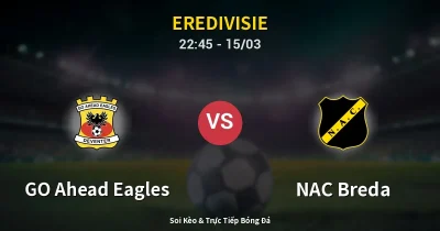 GO Ahead Eagles vs NAC Breda 15/03