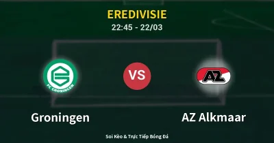 Groningen vs AZ Alkmaar 22/03