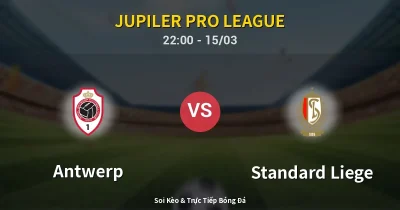 Antwerp vs Standard Liege 15/03
