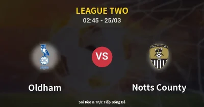 Oldham vs Notts County 25/03