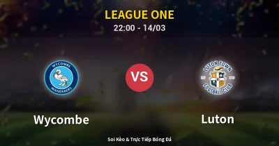 Wycombe vs Luton 14/03