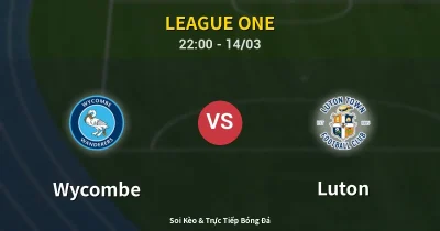Wycombe vs Luton 14/03