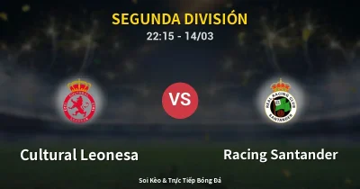 Cultural Leonesa vs Racing Santander 14/03