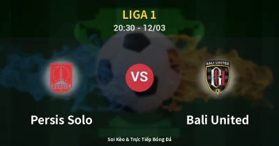 Persis Solo vs Bali United 12/03