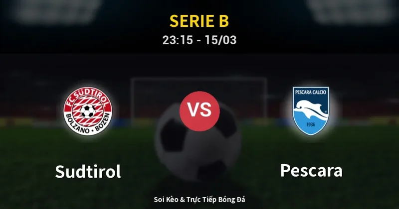 Sudtirol vs Pescara 15/03
