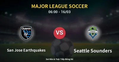 San Jose Earthquakes vs Seattle Sounders 16/03