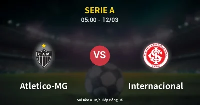 Atletico-MG vs Internacional 12/03