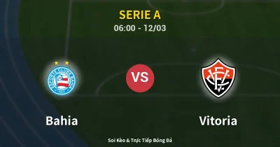 Bahia vs Vitoria 12/03
