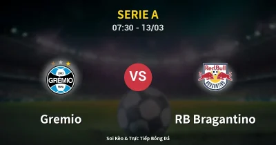 Gremio vs RB Bragantino 13/03