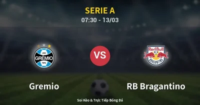 Gremio vs RB Bragantino 13/03