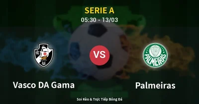 Vasco DA Gama vs Palmeiras 13/03