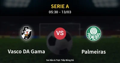 Vasco DA Gama vs Palmeiras 13/03