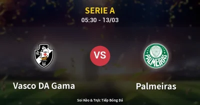 Vasco DA Gama vs Palmeiras 13/03