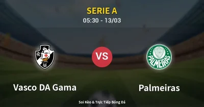 Vasco DA Gama vs Palmeiras 13/03