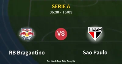 RB Bragantino vs Sao Paulo 16/03