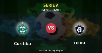 Coritiba vs remo 16/03